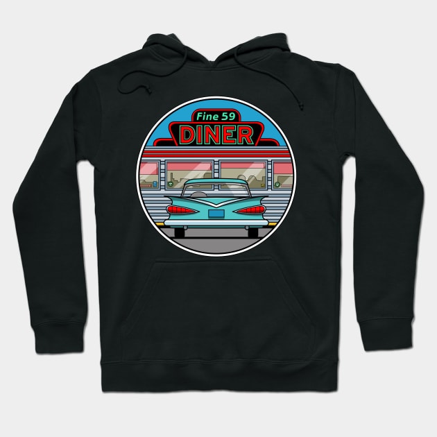 Fine 59 Diner Hoodie by candcretro